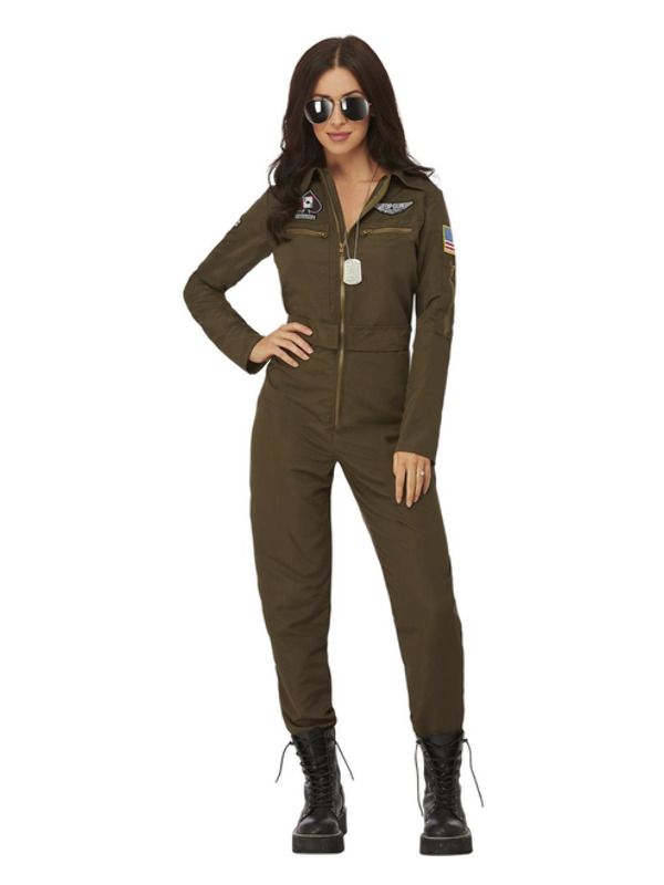 Ladies | Top Gun Fancy Dress | Costume