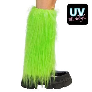 Neon Green Rave Leg Warmers