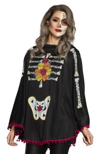 Day of the Dead Poncho Costume