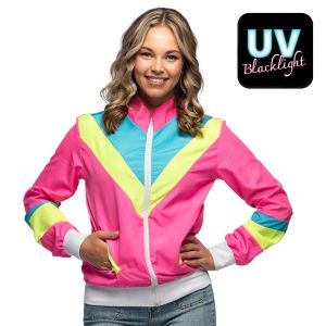 Pink Retro Babe Shell Suit Jacket