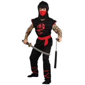 Muscle Chest Ninja Warrior Kids Costume