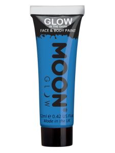 Blue Glow in the Dark Face & Body Paint