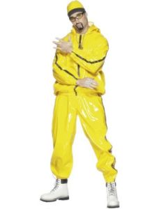 Rapper Yellow PVC Costume