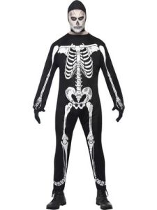 Bodytight Skeleton Halloween Costume