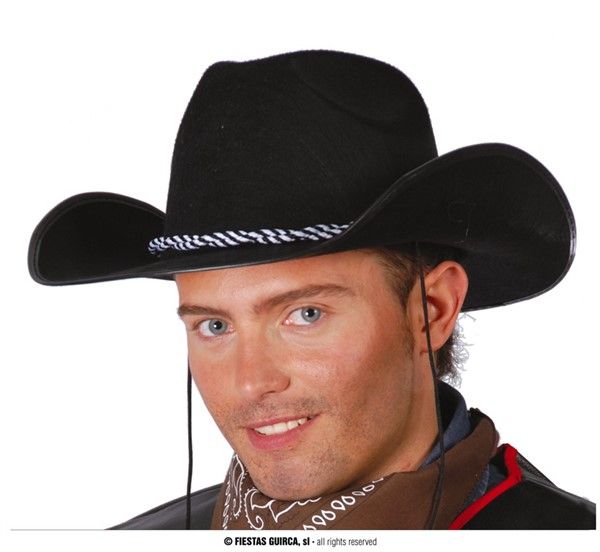 Adult | Western | Black | Cowboy Hat