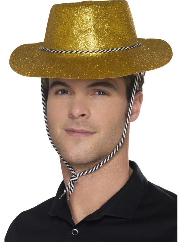Unisex | Western | Gold | Glitter | Cowboy | Hat