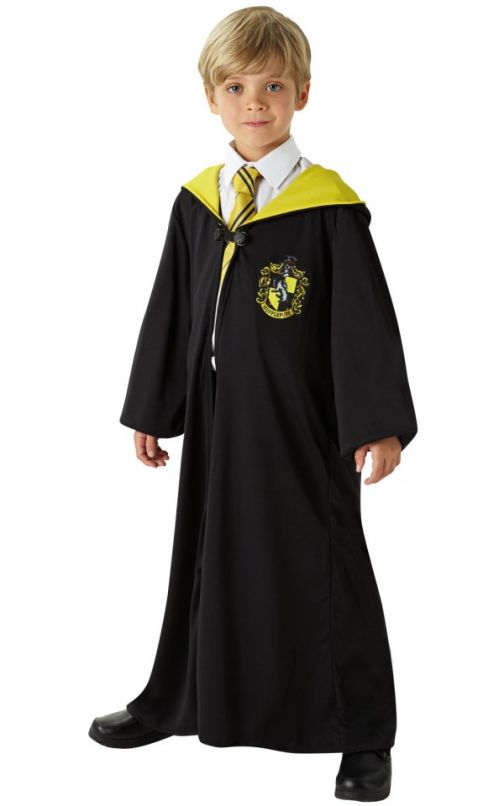 Kids Hufflepuff Robe Costume|Harry Potter Fancy Dress|Hollywood UK