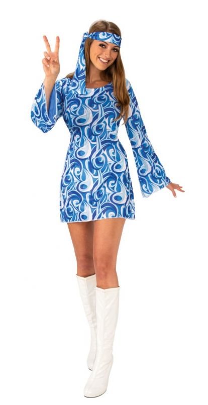 Flower Power Hippy Girl Costume | 1960s Fancy Dress | Hollywood UK