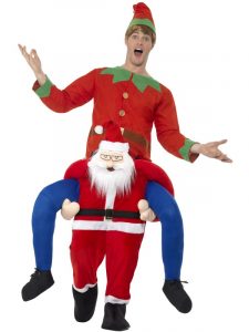 Santa Piggyback Costume | Christmas 2019