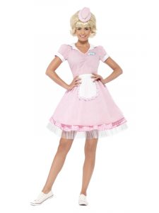 50's diner girl Jubilee weekend