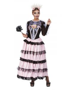Pink day of the dead ladies let's get spooky