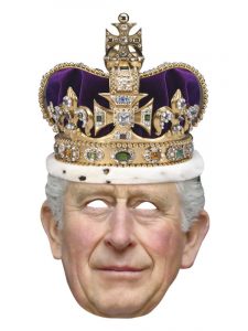 King Charles Cardboard mask