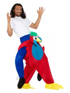 Sale now on parrot piggy back costume
