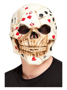 Poker Face Skull Mask