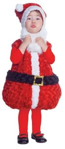 Kids plush Santa costume