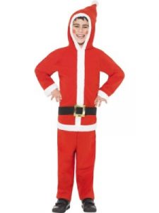 Santa Onesie Kids Costume