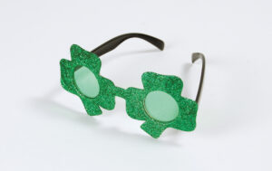 Shamrock glasses St Patrick's Day